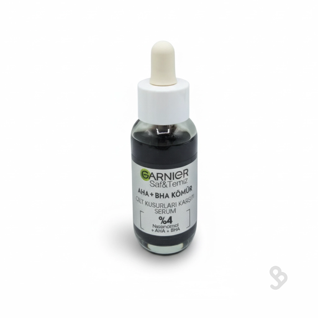 garnier-aha-bha-anti-blackhead-serum-main خرید سرم ضد جوش گارنیر AHA BHA اصل