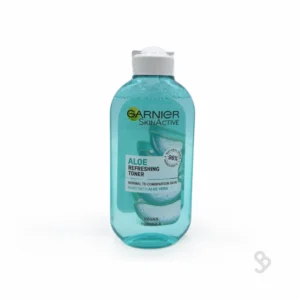 تونر آلوئه ورا گارنیه (Garnier Aloe Refreshing Toner) اصل، آبرسان و تسکین دهنده پوست، مناسب پوست نرمال تا مختلط.