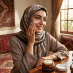 استفاده از کرم بیوم اکسیس وای در روتین پوستی توسط زن ایرانی