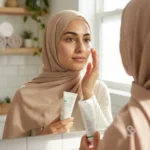 استفاده از ضد آفتاب فیزیکال اکسیس وای در روتین پوستی