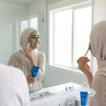 استفاده از ماسک گل و لای زیرو پور در روتین پوست چرب