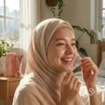 نحوه جدا کردن ماسک کلاژن ساز مدیکیوب از روی پوست به صورت یک تکه