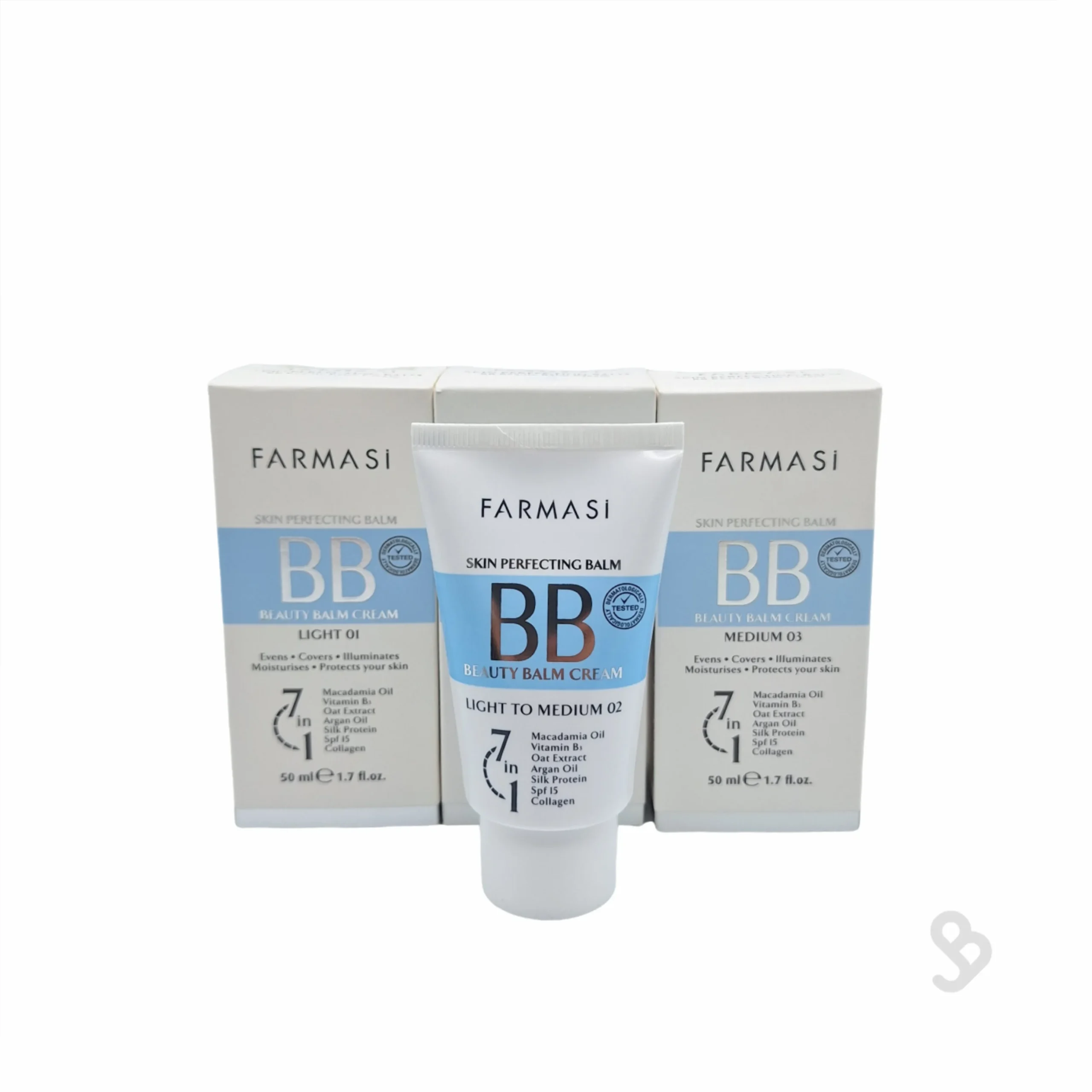 farmasi-bb-cream-02-packaging خرید بی بی کرم فارماسی اصل شماره ۰۲ با جعبه