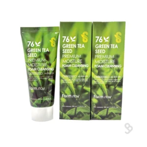 فوم شستشوی آبرسان چای سبز فارم استی مدل Premium Moisture