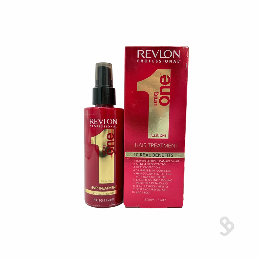 one biun all in one hair treatment 10 real benefists 150ml بطری قرمز اسپری ۱۰ کاره یونیک وان رولون اصل برای ترمیم مو