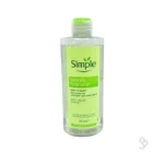 بطری تونر تسکین دهنده صورت سیمپل (Simple Soothing Facial Toner) حجم ۲۰۰ میلیلیتر، مناسب پوستهای حساس و بدون الکل.