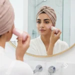 نحوه استفاده از ماسک استیکی روی بینی و گونه