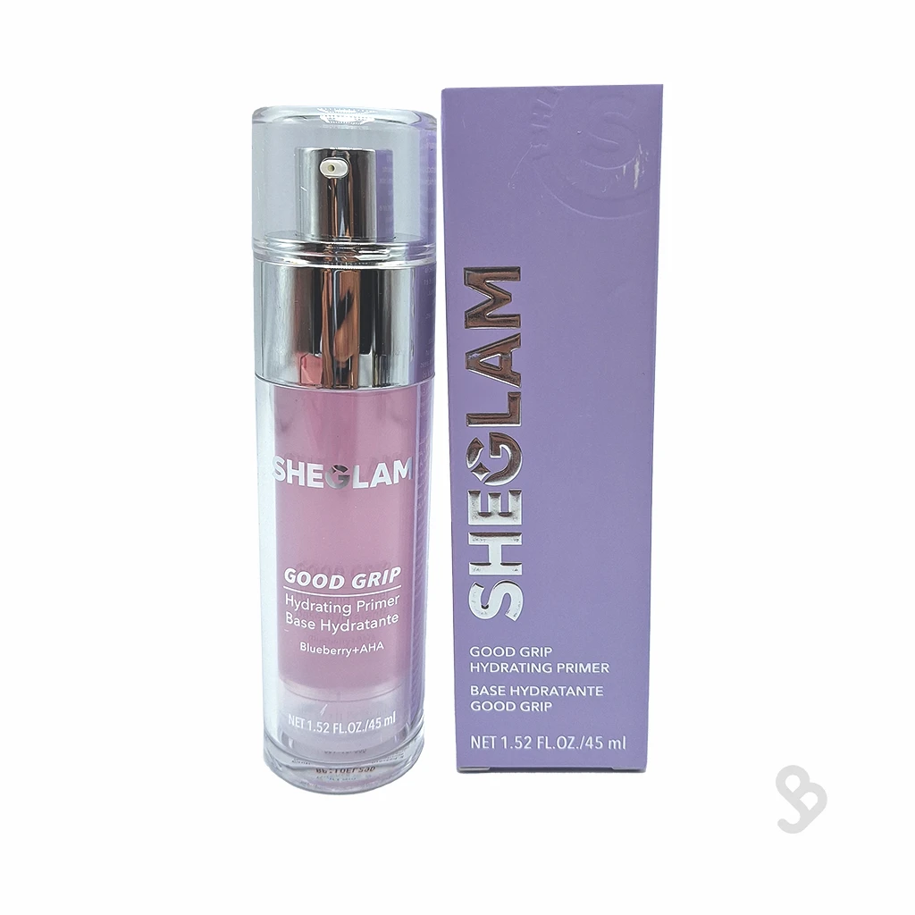 sheglam-good-grip-hydrating-primer-blueberry پرایمر آبرسان شیگلم Good Grip شید Blueberry + AHA
