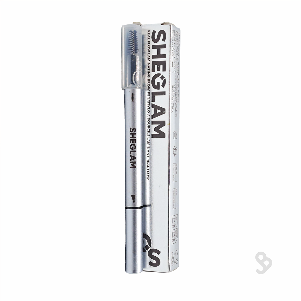sheglam-real-flow-laminating-brow-pen-ebony مداد ابرو لمینت شیگلم Real Flow شید Ebony