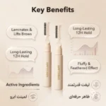 اینفوگرافیک ژل لمینت ابرو شیگلم Save It