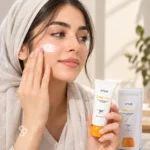 مالیدن ضدآفتاب زیرو کست روی صورت