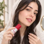 مالیدن روغن فینو روی انتهای مو