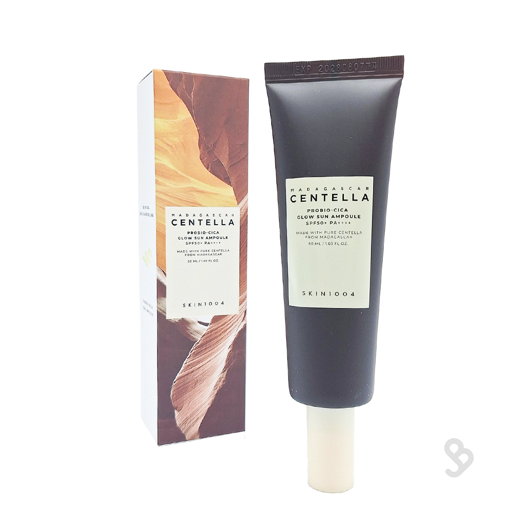 skin1004-probio-cica-glow-sun-ampoule-spf50-50ml ضدآفتاب گلوسان آمپول اسکین۱۰۰۴ SPF 50+ PA++++